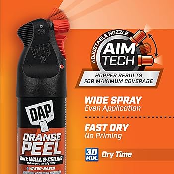 DAP Spray Texture Orange Peel Water Based 2n1 Wall & Ceiling
